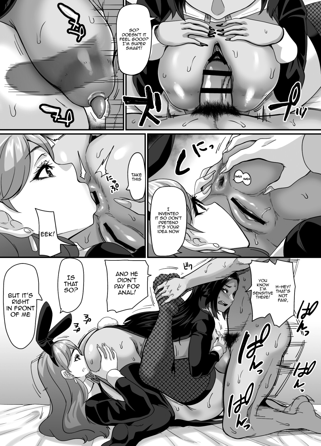 Hentai Manga Comic-I Want To Be Squeezed Between The Reverse-Bunny Suit Wearing Cast Members' Huge, Saggy Tits-Read-40